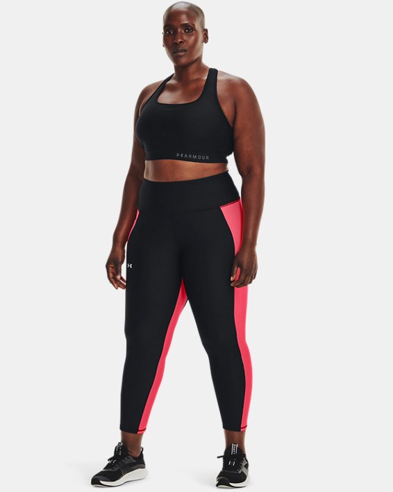 Damen HeatGear® Armour Panel Ankle-Leggings, Black, pdpMainDesktop image number 2